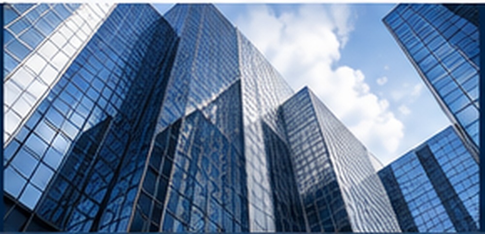 Modern UK business buildings